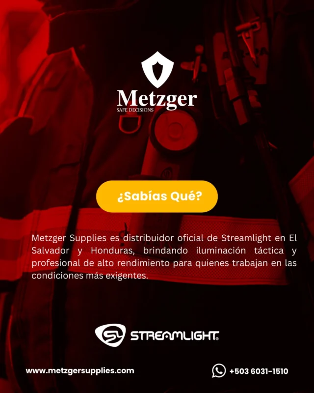 Luz confiable para condiciones extremas. Iluminamos el camino de quienes trabajan donde pocos se atreven. 🔦🚧🦺
 
#Streamlight #IluminaciónTáctica #MetzgerContigo